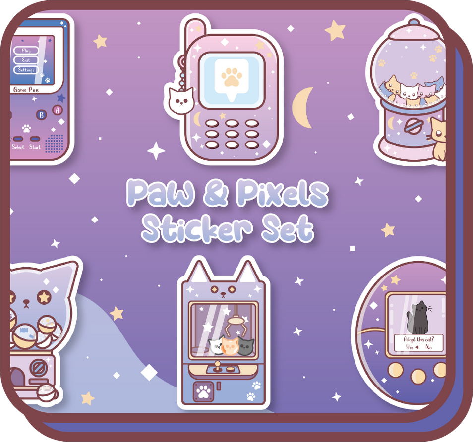 Paws &amp; Pixels Sticker Series